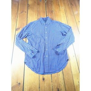 Polo Ralph Lauren Button Down Shirt Men's Medium Classic Gingham  Green Pony